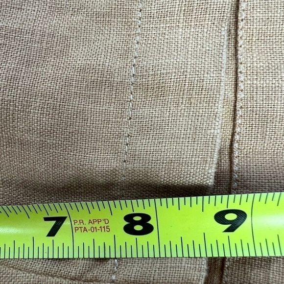 JOSEPH ABBOUD Men’s Cargo Linen Shorts Sz W36 Actual Waist Measure W34 Tan Color - Picture 7 of 7